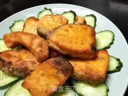 Make Fried salmon step 8