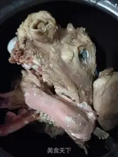 Make Soy lamb head step 3