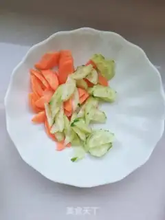 Make Vegetable sea cucumbered eggs step 1