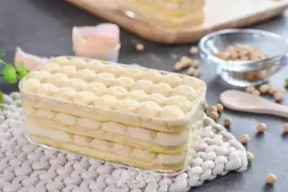Make Homemade bean milk box step 6