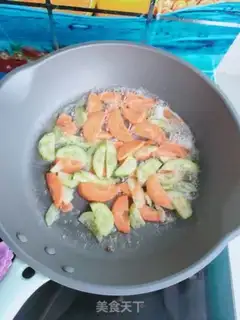 Make Vegetable sea cucumbered eggs step 4