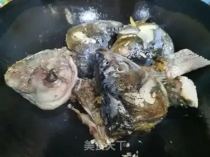 Make Fish head boiled fishballs step 2