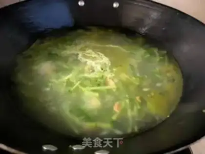 Make Roz-shrimp-skinned noodles step 7