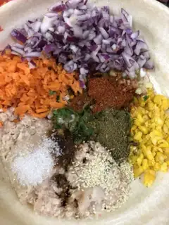 Make Chicken meatballs step 1