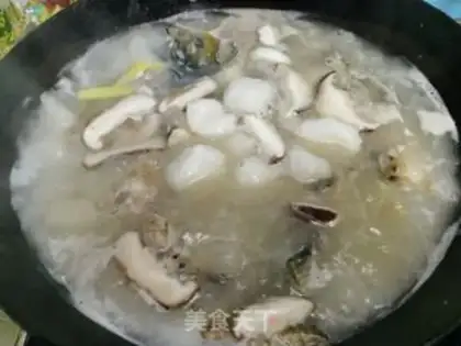 Make Fish head boiled fishballs step 6