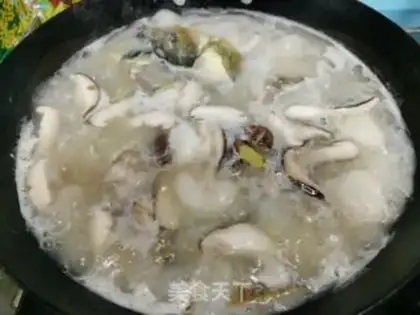Make Fish head boiled fishballs step 7