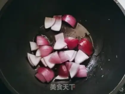 Make Onion fried eggs step 5