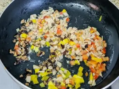 Make Dry-burned yellow fish step 6