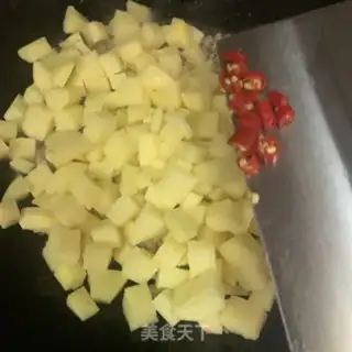 Make Potato fried meat step 4