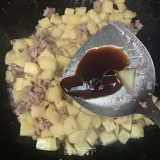 Make Potato fried meat step 5