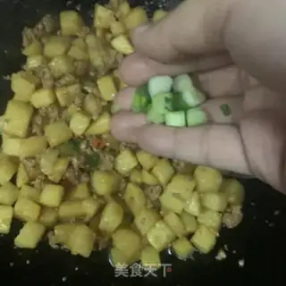 Make Potato fried meat step 7