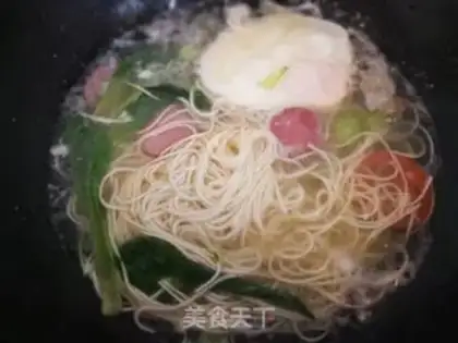 Make Simple Birthday Noodle step 11
