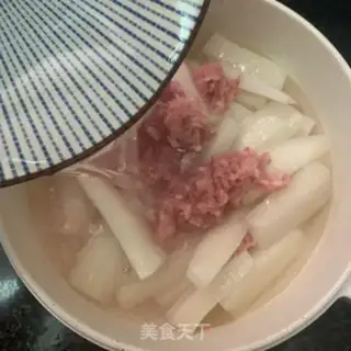 Make The radish meat soup step 4