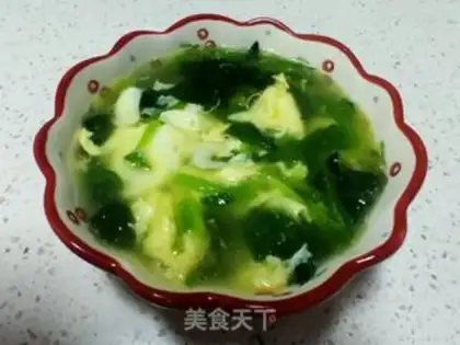 Make Spinach omelet soup step 9