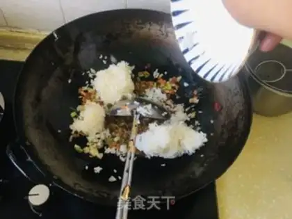 Make Weenie fried rice step 3