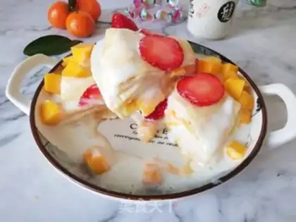 Make Little mango yogurt step 3