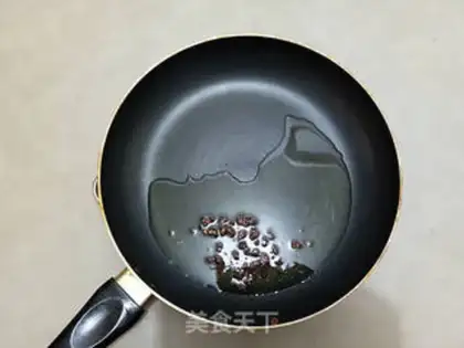 Make Pire oil with spinach bean skin step 7
