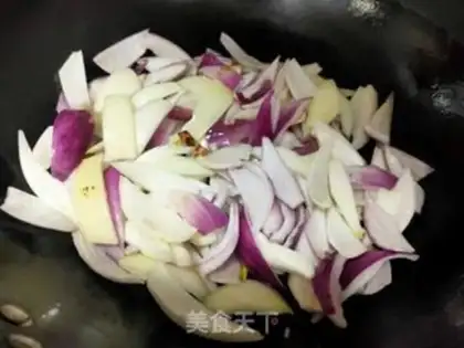 Make Meatloaf onions step 3