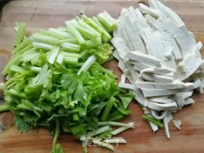Make Celery tofu step 0