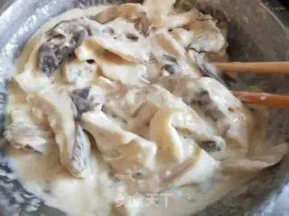 Make Blow up fresh mushrooms step 1
