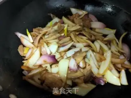 Make Meatloaf onions step 10
