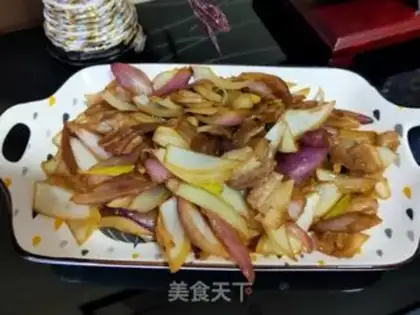 Make Meatloaf onions step 12