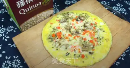 Make Handmade quinoa and wheat pizza step 7