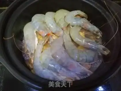 Make Big shrimp chicken step 8