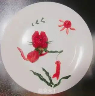 Make Puss fishing for strawberries step 5