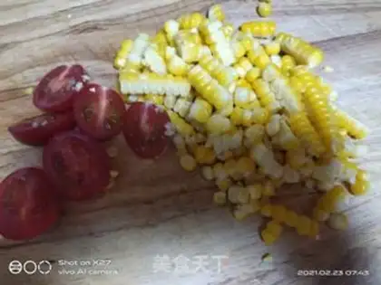 Make Chicken ham corn salad step 0
