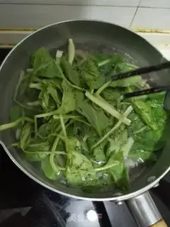 Make ♪ Queue and gravy and egg soup ♪ step 3