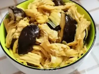 Make Bean sticks for mushrooms step 10