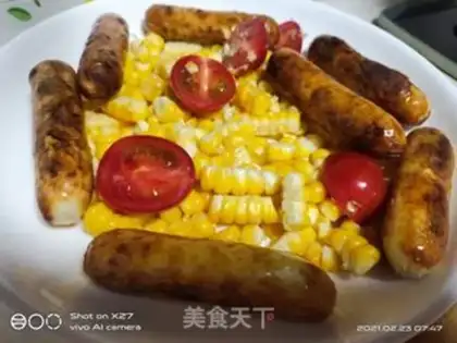 Make Chicken ham corn salad step 4