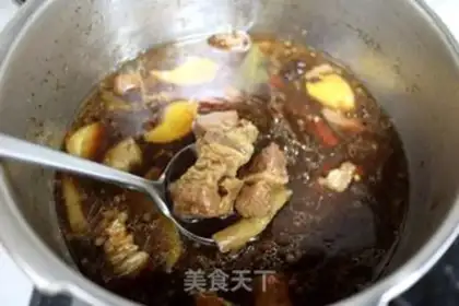 Make Red beef noodles step 10