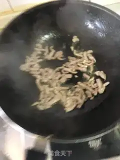 Make Sword bean fried meat step 5