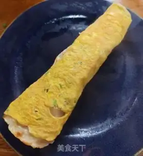 Make An egg cake with an onion step 6