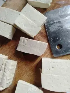 Make Garlic tofu step 0