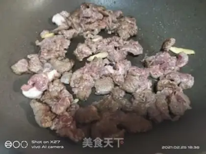 Make Cream tomato beef step 1
