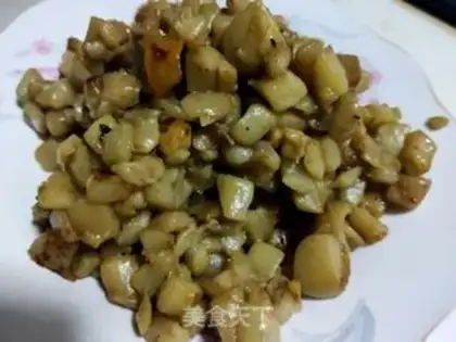 Make Shrimp fried eggplant step 8