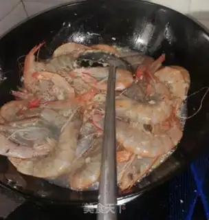 Make Garlic shrimp step 4