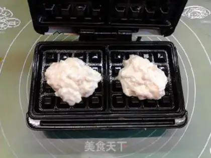 Make A cheese-smelting veal waffles step 8