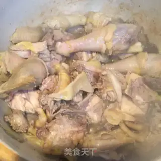 Make Tea mushroom chicken step 3