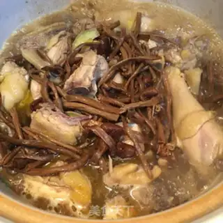Make Tea mushroom chicken step 5
