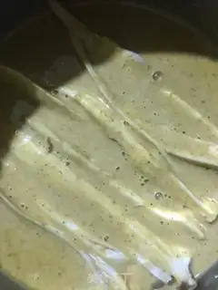 Make Fried almond mushrooms step 3