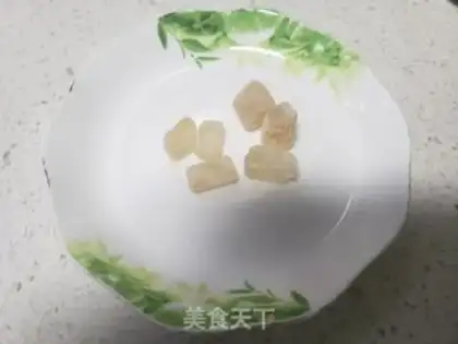 Make Peach gel soup step 0