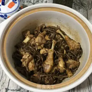 Make Tea mushroom chicken step 9