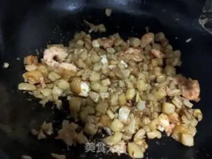 Make Shrimp fried eggplant step 14