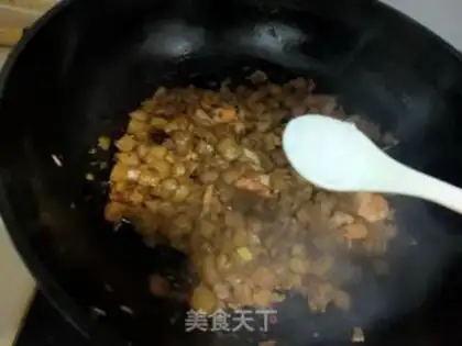 Make Shrimp fried eggplant step 15