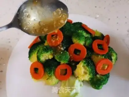 Make The broccoli has a tree step 11