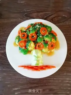 Make The broccoli has a tree step 12